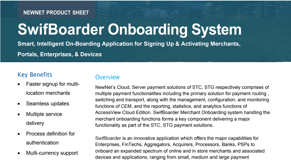 Swiftboarder datasheet